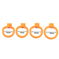 Cobra Orange Chastity Cage - Standard