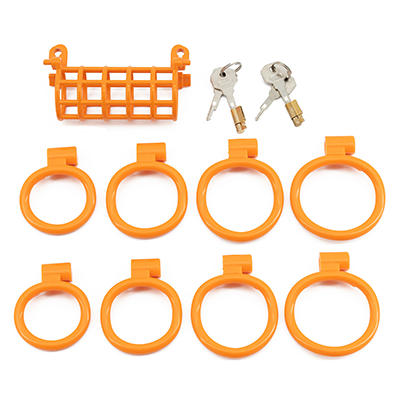 Dock & Lock Chastity Cage - Orange