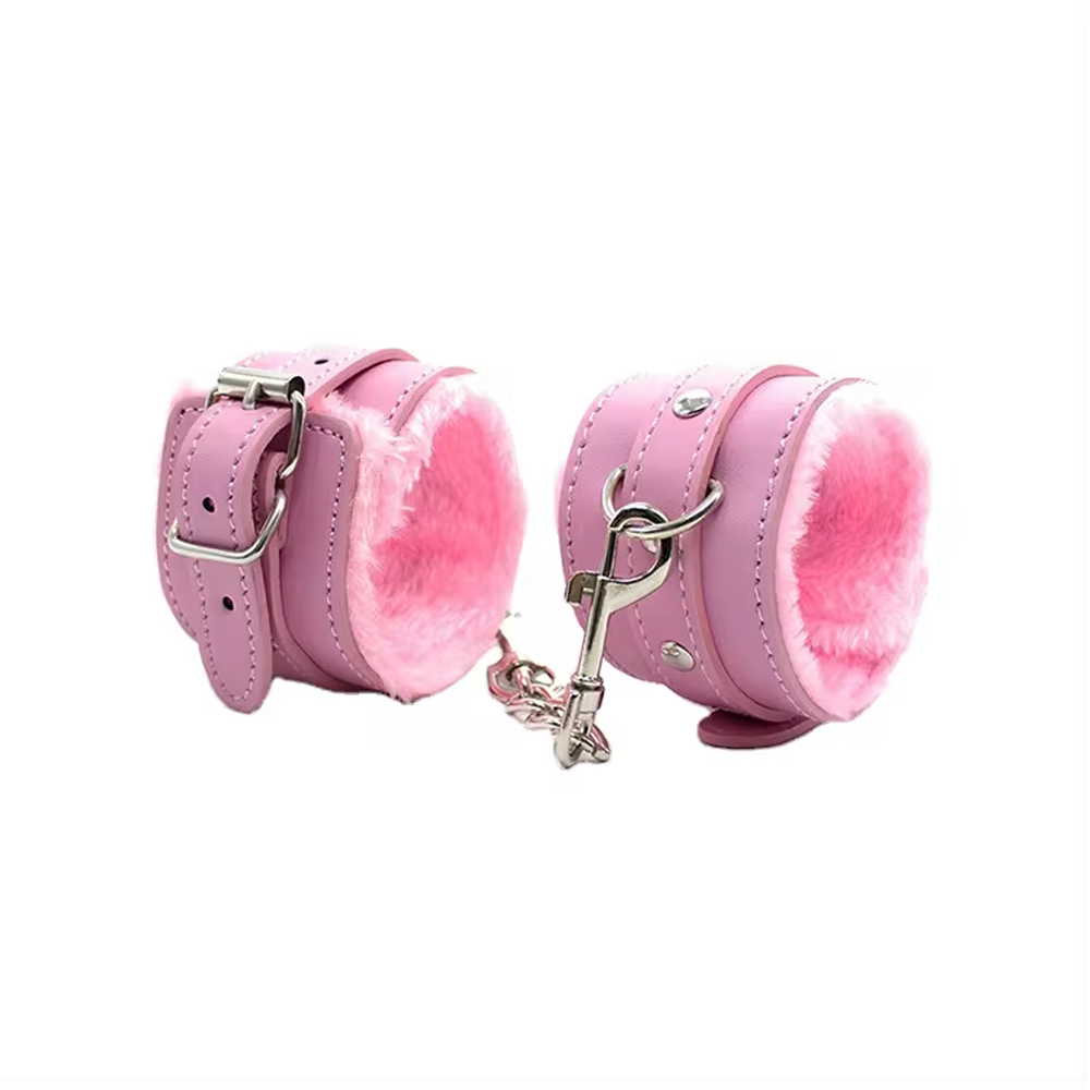 Pink Fluff Cuffs - Handcuff Set