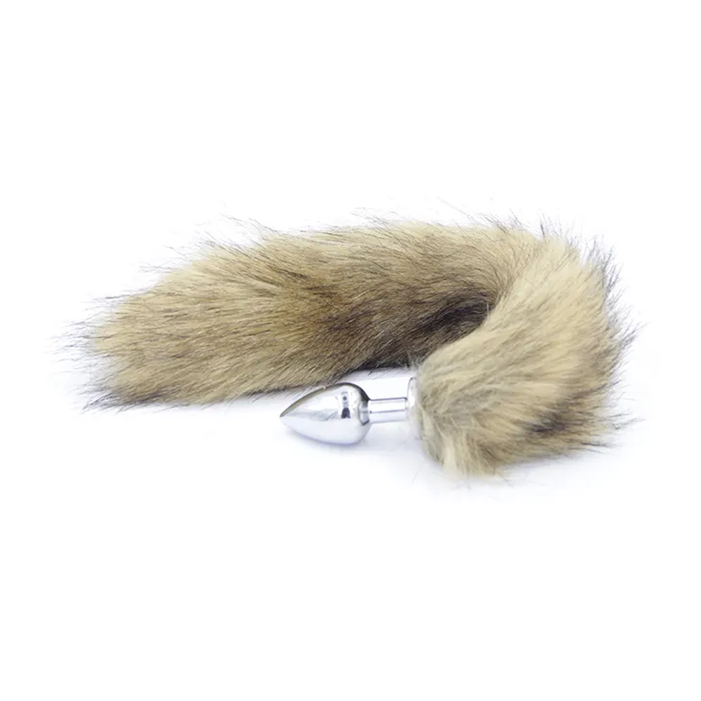 Fox Tail Butt Plug - Brown