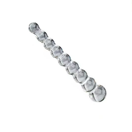 Rippled Glass Dildo