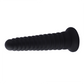 Hismith Big Black 9 Inch Dildo - Ribbed