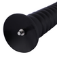 Hismith Big Black 9 Inch Dildo - Ribbed