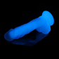 Hismith Fluorescent 7 Inch Dildo - Blue