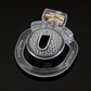 Honeycomb Clear Chastity Cage - Micro