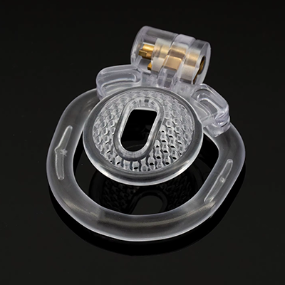 Honeycomb Clear Chastity Cage - Micro