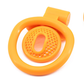 Honeycomb Orange Chastity Cage - Inverted