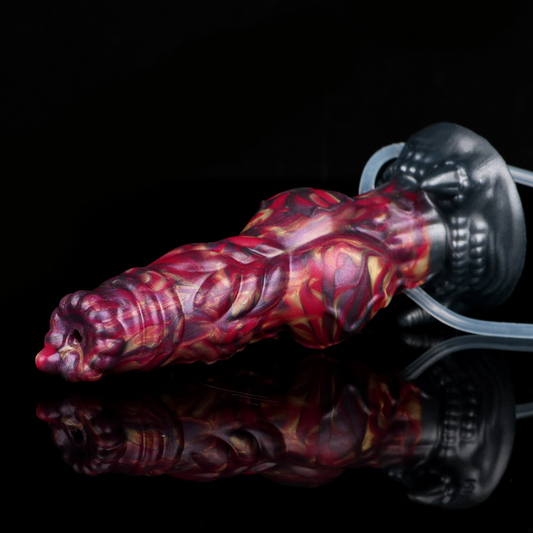 Inflatable Squirting Flamegorger Dildo
