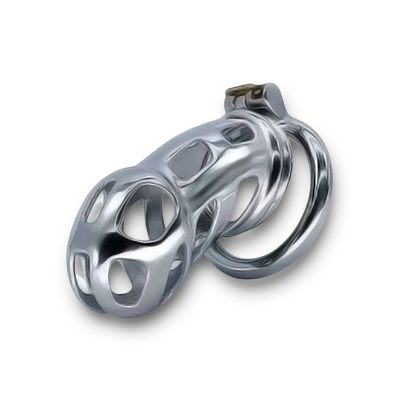 Metal Cobra Chastity Cage - Standard