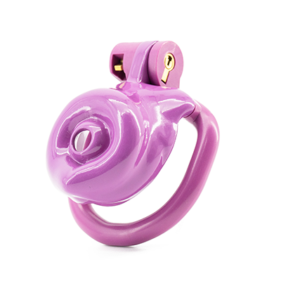 Omega Purple Chastity Cage - Nub