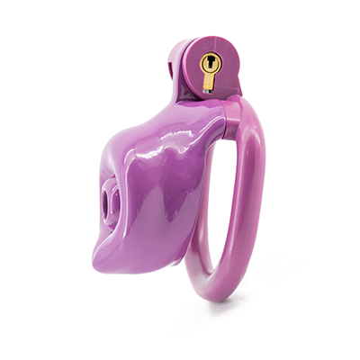 Omega Purple Chastity Cage - Nub