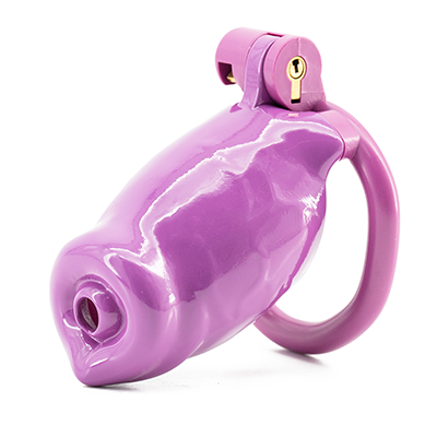 Omega Purple Chastity Cage - Small