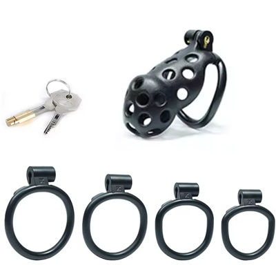 Portal Black Chastity Cage - Standard