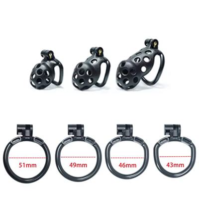 Portal Black Chastity Cage - Standard