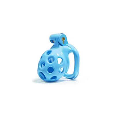 Portal Blue Chastity Cage - Nano