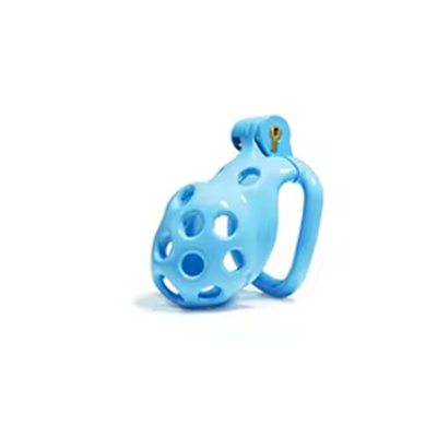Portal Blue Chastity Cage - Small