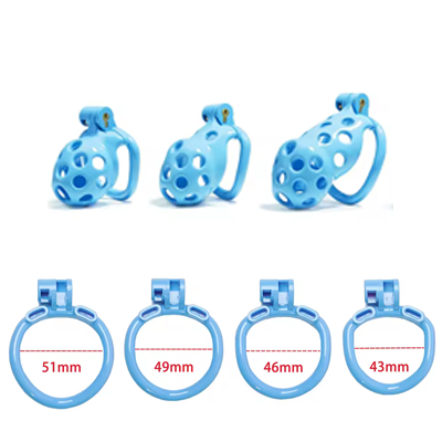 Portal Blue Chastity Cage - Standard