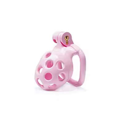 Portal Pink Chastity Cage - Nano