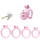 Portal Pink Chastity Cage - Nano