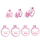 Portal Pink Chastity Cage - Nano
