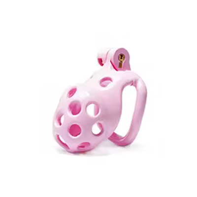 Portal Pink Chastity Cage - Small