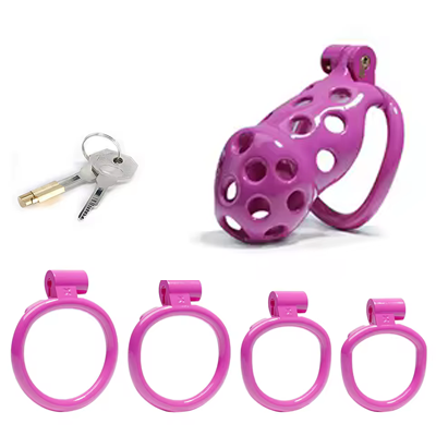 Portal Purple Chastity Cage - Standard