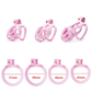 Python Pink Chastity Cage - Nano
