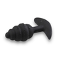 Rippled Silicone Butt Plug
