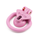 "Slave" Inverted Chastity Cage - Pink
