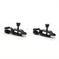 Screwed Shut Nipple Clamps - Black