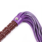 Wooden Grip BDSM Whip - Purple