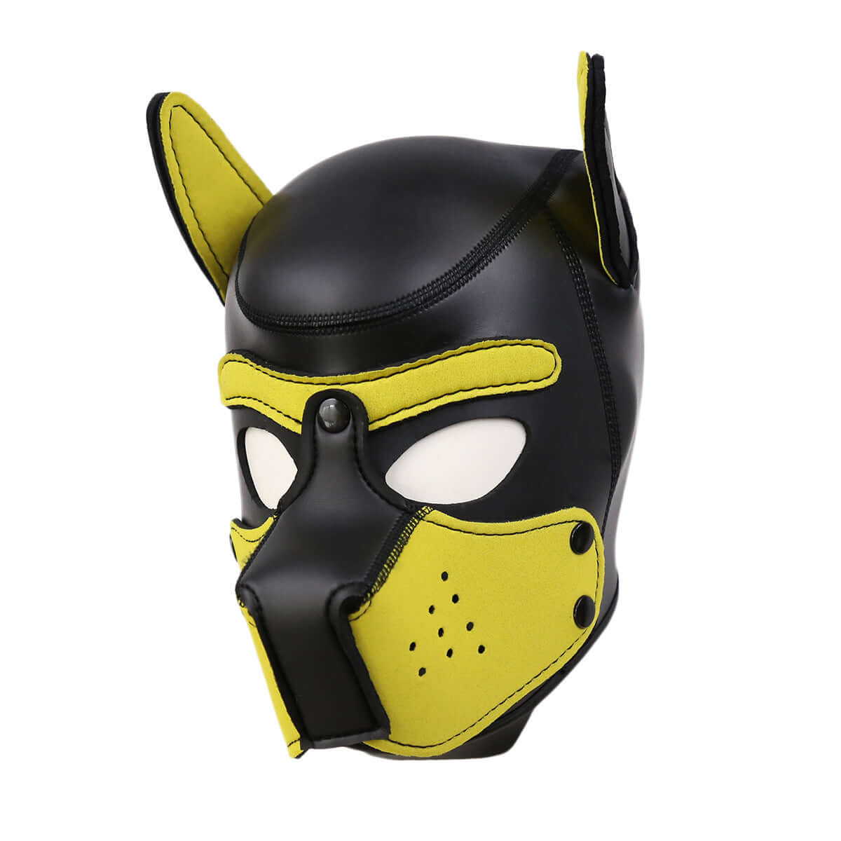 Alpha Pup Hood - Yellow – Peachy BDSM