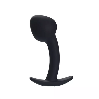 Black Silicone Butt Plug
