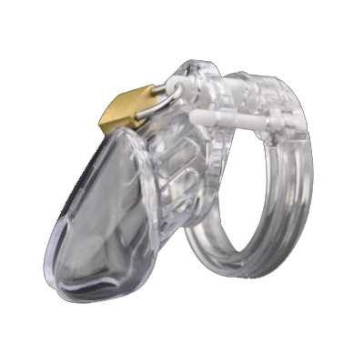 Clear Resin Chastity Cage