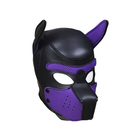 ALPHA PUP HOOD – Purple & Black