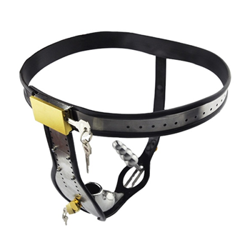 Men's Steel Plate Chastity Belt