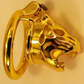 Steel Tiger Chastity Cage - Gold